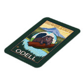 Magnet Flexible Beaver & Mt. Hood - Odell, Oregon (Côté Gauche)