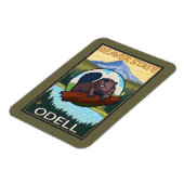 Magnet Flexible Beaver & Mt. Hood - Odell, Oregon (Côté Gauche)