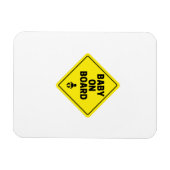 Magnet Flexible Bébé à bord (Horizontal)