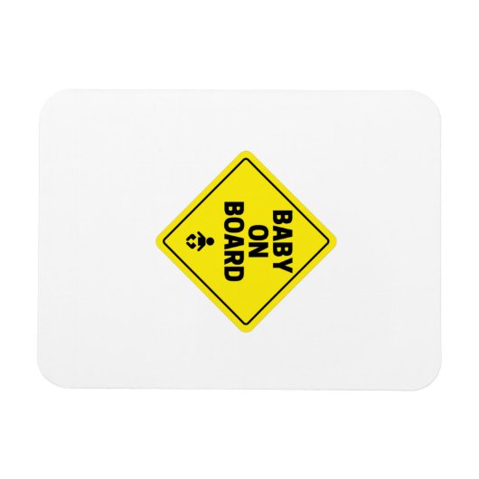 Magnet Flexible Bébé à bord (Horizontal)