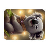 Magnet Flexible Bébé adorable souriant Ours Koala (Horizontal)