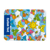 Magnet Flexible Bébé Animaux Arrière - plan (Horizontal)