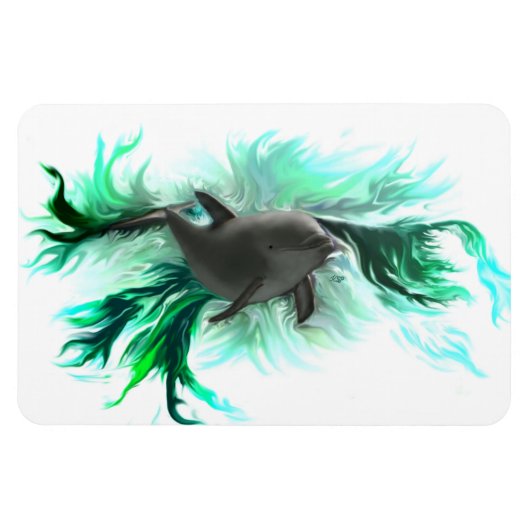 Magnet Flexible Bébé dauphin (Horizontal)