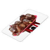 Magnet Flexible Bébé doux Visage Baril de singes (Côté Gauche)