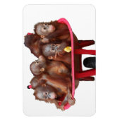 Magnet Flexible Bébé doux Visage Baril de singes (Vertical)