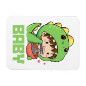 Magnet Flexible bébé godzilla (Horizontal)