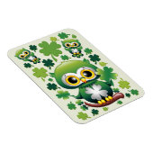 Magnet Flexible Bébé Hibou Mignon St Patrick Dessin Animé (Côté Droit)