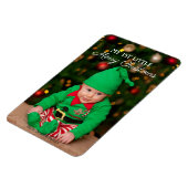 Magnet Flexible Bébé mignon 1er Petit Joyeux Noël Photo (Côté Gauche)