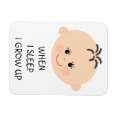 Magnet Flexible Bébé sourire (Horizontal)