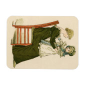 Magnet Flexible Bébé victorien Mère Greenaway (Horizontal)