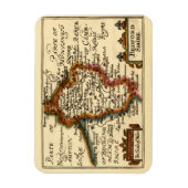 Magnet Flexible Bedfordshire Comté Angleterre Ancien Antiquaire Ca (Vertical)