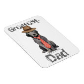 Magnet Flexible Bedlington Dad (Côté Droit)