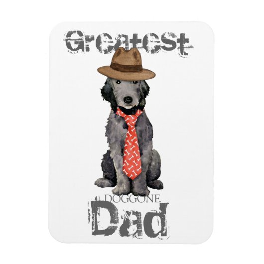 Magnet Flexible Bedlington Dad (Vertical)