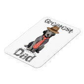 Magnet Flexible Bedlington Dad (Côté Gauche)