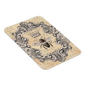 Magnet Flexible Bee de la Reine encadrée sur la partition (Côté Droit)