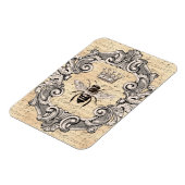 Magnet Flexible Bee de la Reine encadrée sur la partition (Côté Gauche)