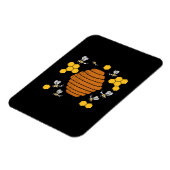 Magnet Flexible Bee Honeycomb (Côté Gauche)