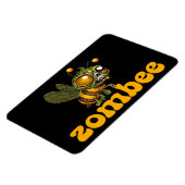 Magnet Flexible Bee Zombie mignonne (Côté Gauche)