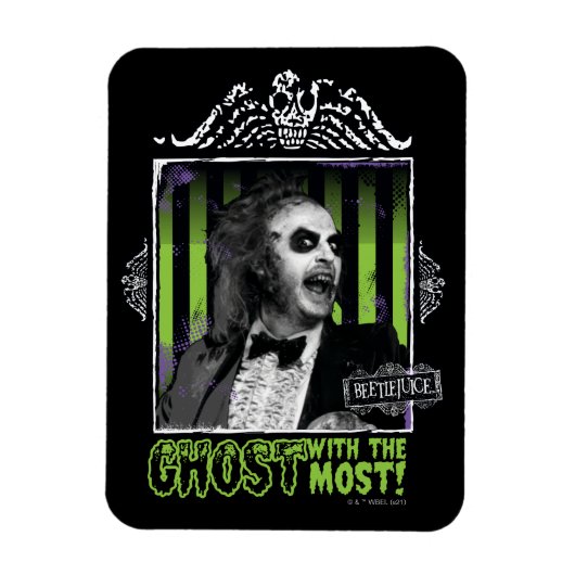 Magnet Flexible Beetlejuice | "Ghost With The Most" Portrait (Vertical)