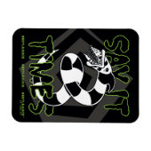 Magnet Flexible Beetlejuice | Say It 3 Times (Horizontal)