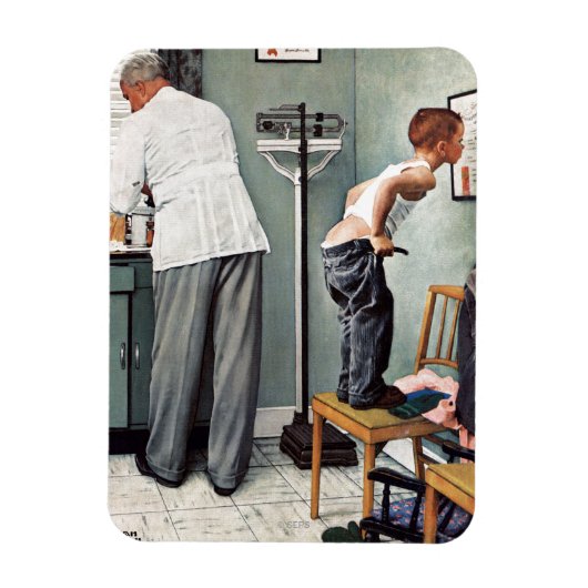 Magnet Flexible Before the Shot or At the Doctor's (Vertical)