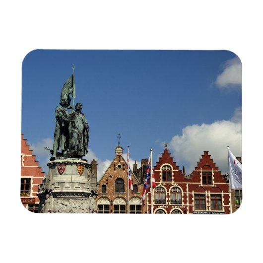 Magnet Flexible Belgique, Brugge (Brug ou Bruge). UNESCO (Horizontal)