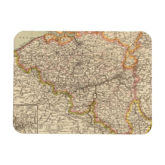 Magnet Flexible Belgique, Luxembourg (Horizontal)
