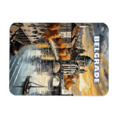 Magnet Flexible Belgrade, capitale des contrastes (Horizontal)