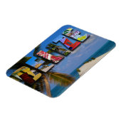 Magnet Flexible Belize Tropical Beach Blue Ocean Travel Photo (Côté Gauche)