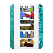 Magnet Flexible Belize Tropical Beach Blue Ocean Travel Photo (Vertical)