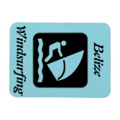 Magnet Flexible Bélize Windsurf (Atoll de Glover's Reef) (Horizontal)