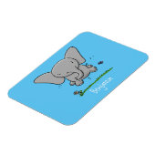 Magnet Flexible Belle adorable dessin d'éléphant bébé (Côté Gauche)