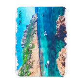 Magnet Flexible Belle Aquarelle de Majorque Espagne (Vertical)