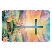 Magnet Flexible Belle aquarelle de Pâques (Horizontal)