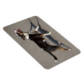 Magnet Flexible Belle Bullterrier Tricolore (Côté Droit)