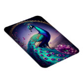 Magnet Flexible Belle couleur Peacock Paon Bird faune (Côté Droit)
