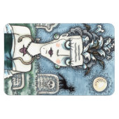 MAGNET FLEXIBLE BELLE CRÉATURE DE FRANKENELLA, TOMBEAUX, CHAT (Horizontal)