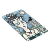 MAGNET FLEXIBLE BELLE CRÉATURE DE FRANKENELLA, TOMBEAUX, CHAT (Côté Droit)