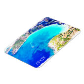 Magnet Flexible Belle Crète Grèce Panorama Vue (Côté Gauche)