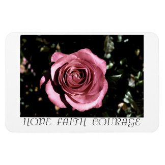 Magnet Flexible Belle Espoir Rose, Foi, Aimant Courage
