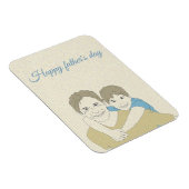 Magnet Flexible Belle Fête des pères heureuse (Côté Droit)