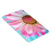 Magnet Flexible Belle Fleur rose Gros plan Photo (Côté Droit)