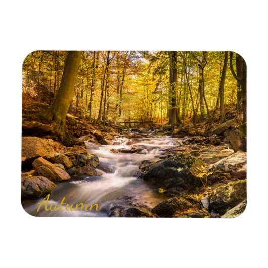 Magnet Flexible Belle forêt d'automne (Horizontal)