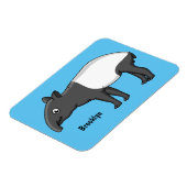 Magnet Flexible Belle illustration de tapir de dessin animé (Côté Gauche)