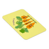 Magnet Flexible Belle illustration du quatuor de carottes à carott (Côté Droit)