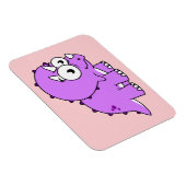 Magnet Flexible Belle Illustration D'Un Tricératops. (Côté Droit)