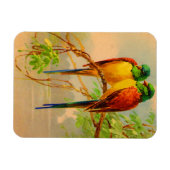 Magnet Flexible belle impression d'oiseaux (Horizontal)