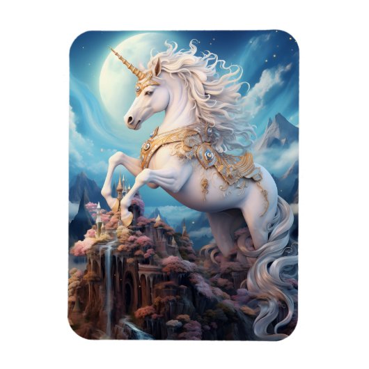 Magnet Flexible Belle licorne (Vertical)