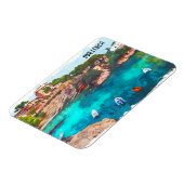 Magnet Flexible Belle Mallorca Espagne Baleares île (Côté Gauche)