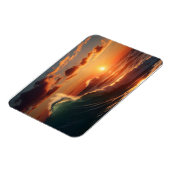 Magnet Flexible Belle mer au coucher du soleil (Côté Gauche)